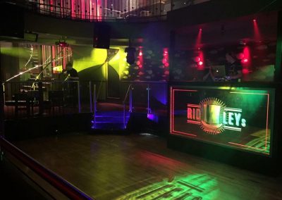 Niteclub effect lighting installation