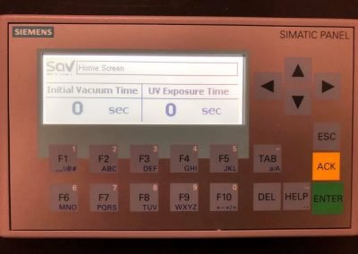 Automated exposure unit HMI interface