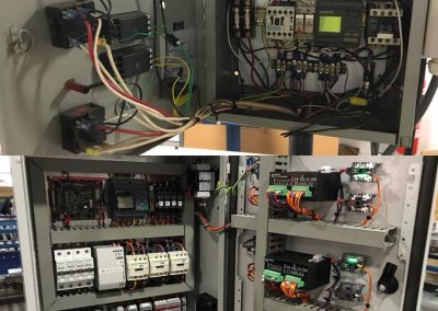 Machine control circuit upgrade before and after pictures