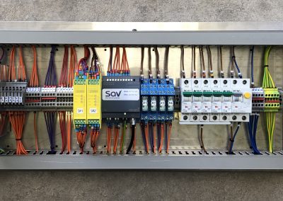 Custom built ultra violet lighting system to be installed into a commercial grade canopy extraction unit. Design includes safety cut off device integration, UV condition alert system, and digital touch control screen