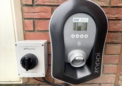 7.2kWh EV charger installation with load balancing