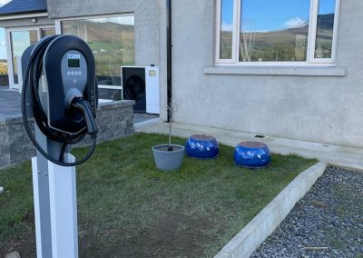 7.2 kWh EV charging station installation with load balancing Provision for future integration with renewable energy sources