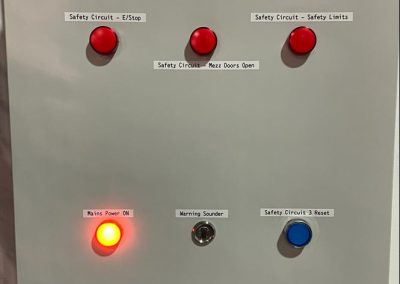 Hydraulic material goods platform - functional control and safety system electrical design, installation and commissioning