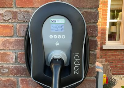 Recent installation of a 7.2kWh electrical vehicle charging station with load balancing. With load balancing, electric vehicle charge current is automatically and continually adjusted to ensure safe operation without negatively impacting the existing electrical infrastructure