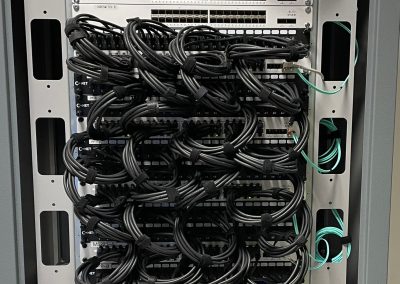 Recent commercial network system installation. The system incorporates hard wired connection points for computers & Wi-Fi access points for wireless connections / IOT devices