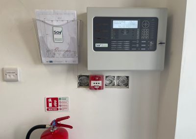 Industrial fire alarm installation